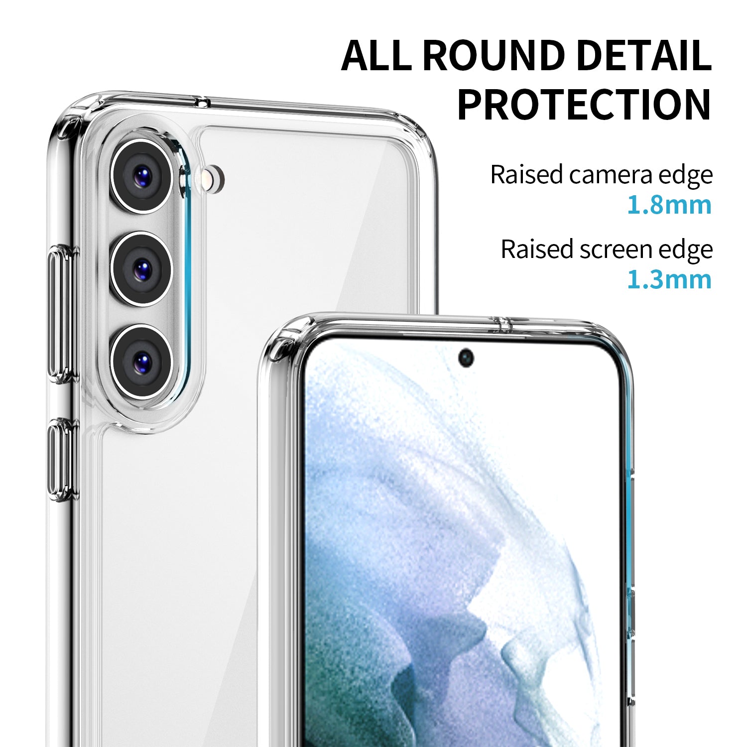 Diamond Series For Samsung Galaxy S23 TPU Acrylic Phone Case Anti-scratch Clear Back Cover Diamond Series For Samsung Galaxy S23 TPU Acrylic Phone Case Anti-scratch Clear Back Cover